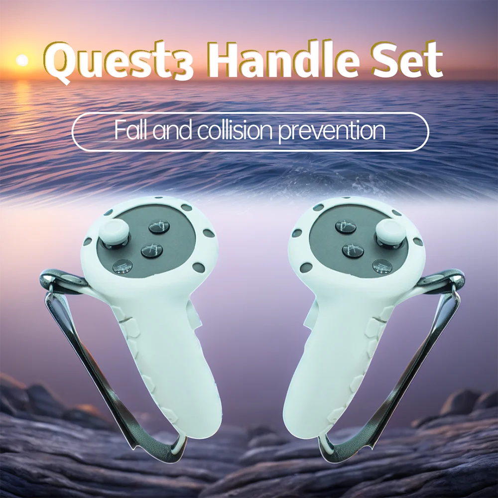 

Used for VR Meta Quest3 silicone handle protective cover, anti-collision host protective cover, Quest3 controller accessories