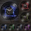 Personalized Karateka Vinyl Record Wall Clock For Boys Room Fighting Sports Japanese Martial Arts Home Decor Custom Karate Clock 5