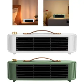 Indoor Small Electric Space Heater EU Adapter Overheat Protection Compact Space Heater for Living Room Multipurpose Lightweight 1