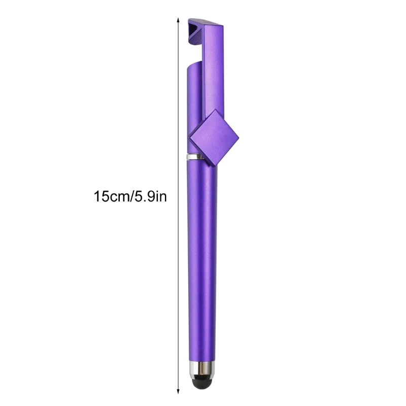 12PCS 3 in 1 Touching Screen Stylus Pen with Ballpoint Pen Phone Holder for Phones Tablets Touching Screen Devices