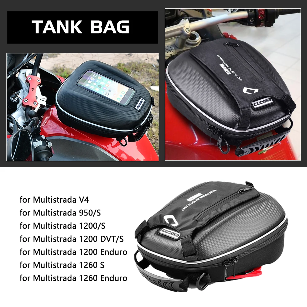 

Fuel Tank Bag Luggage For DUCATI MTS Multistrada 950 1200 1260 S Enduro V4 V4S Sport Motorcycle Navigation Racing Bags Tanklock