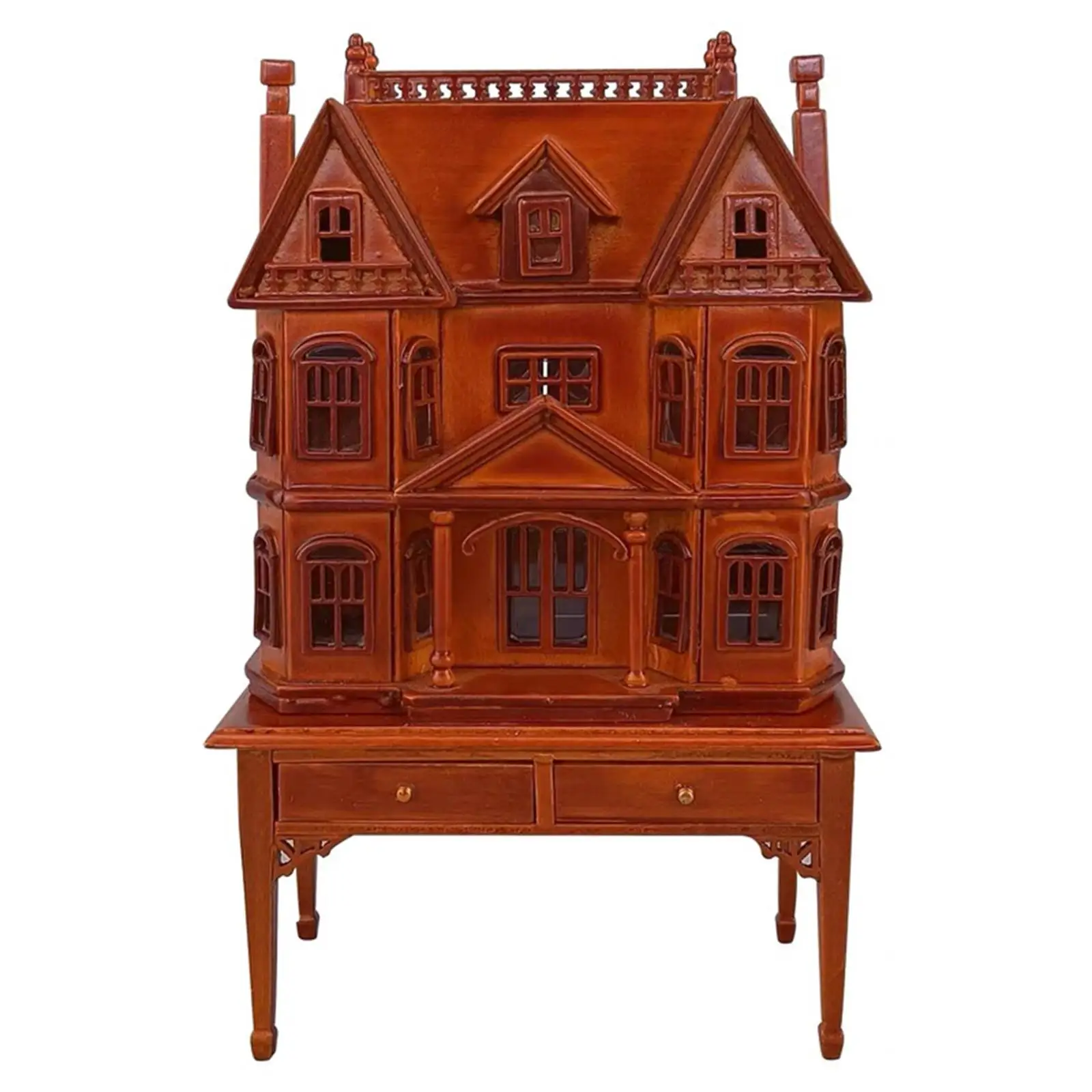 

Dollhouse Miniature /12 Scale Table Display Cabinet Gifts