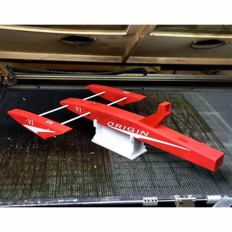 RC Boat Modeling Kit Wind-powered Shrimp Boat XT316 Boat Model Electric Toy Empty Hull 67cm 3