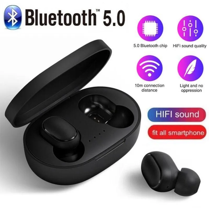 Tws Headset Auricolari Wireless Cuffie Bluetooth Sport Stereo Fone Auricolari Bluetooth Per Xiaomi Huawei Samsung Oppo Vivo