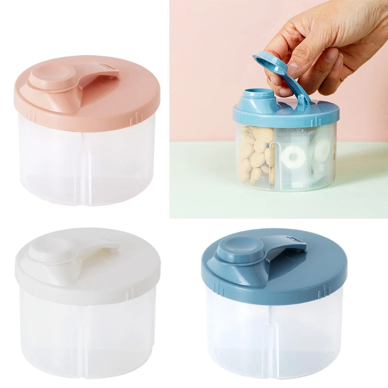 Portable Baby Food Storage Box 4-Grids Infant Milk Powder Organizer Container baby food storage containers portable food storage box