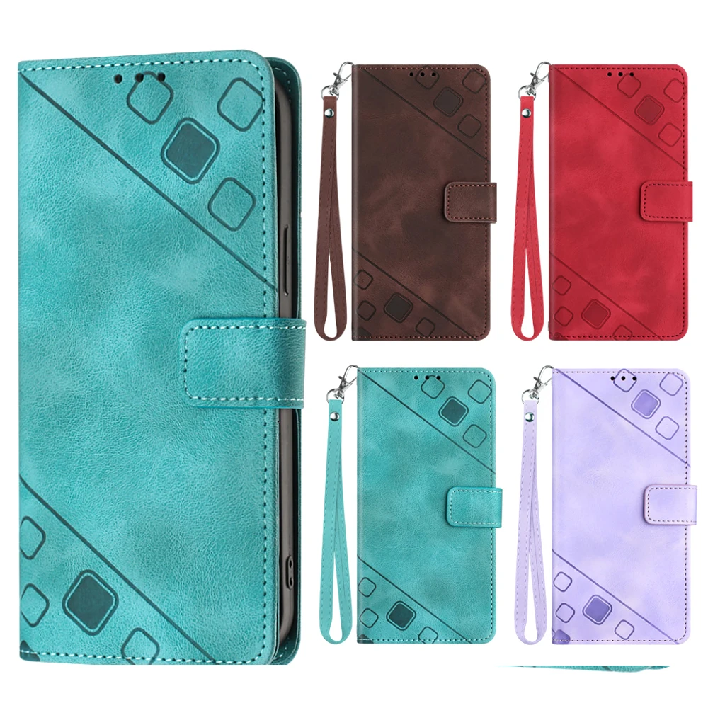 Per Zte Libero 5G Iii Flip Custodie Per Telefoni Vintage Su Blade A52 A72 5G Custodia Lolita Starry Sky Plaid Wallet Exotic Protect Cover