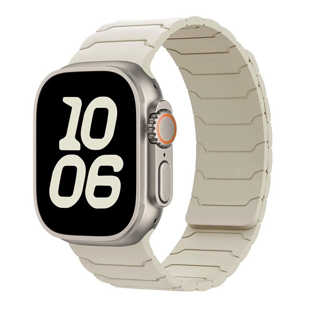 Magnetic Silicone Strap for Smartwatches - Flexible and Durable Bracelet Accessory