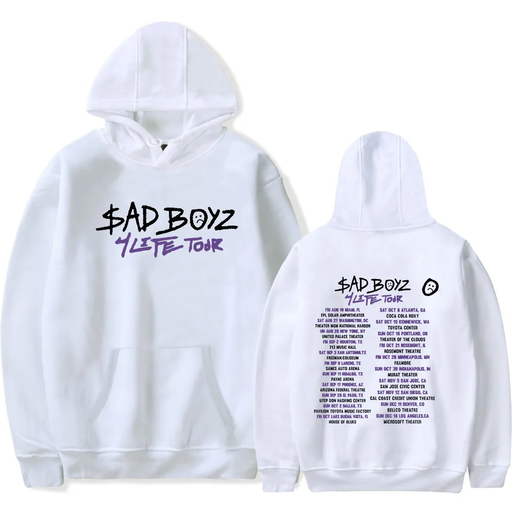 

New Printing Junior H 2023 Tour Hoodies Sad Boyz Concert Merch esencial pop graphics print Unisex Trend Casual Street Hoodie