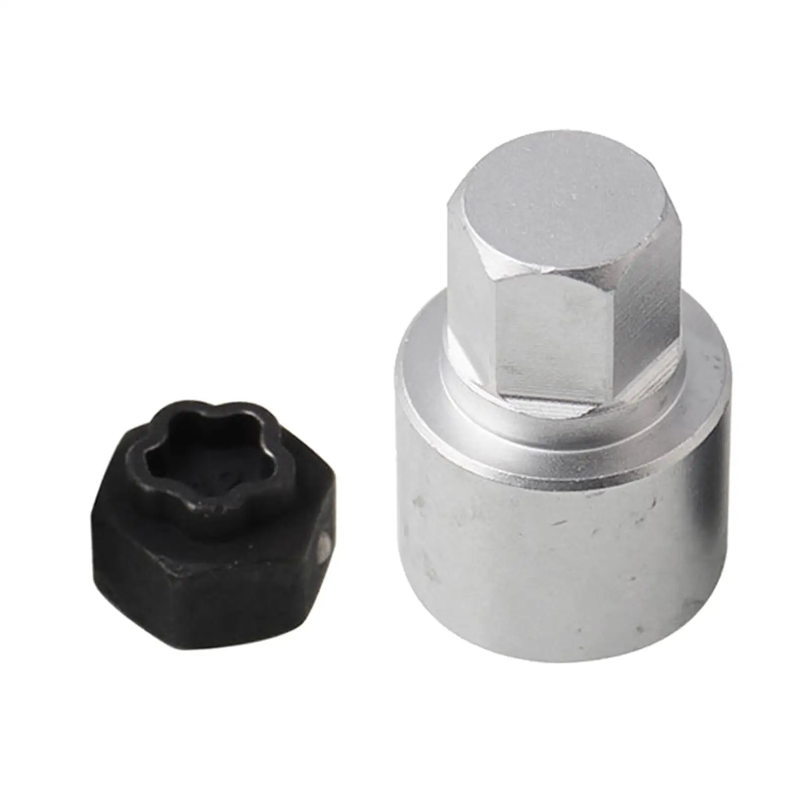 Locking Wheel Nut Removal Key with Adapter for 1 2 3 Vehicles