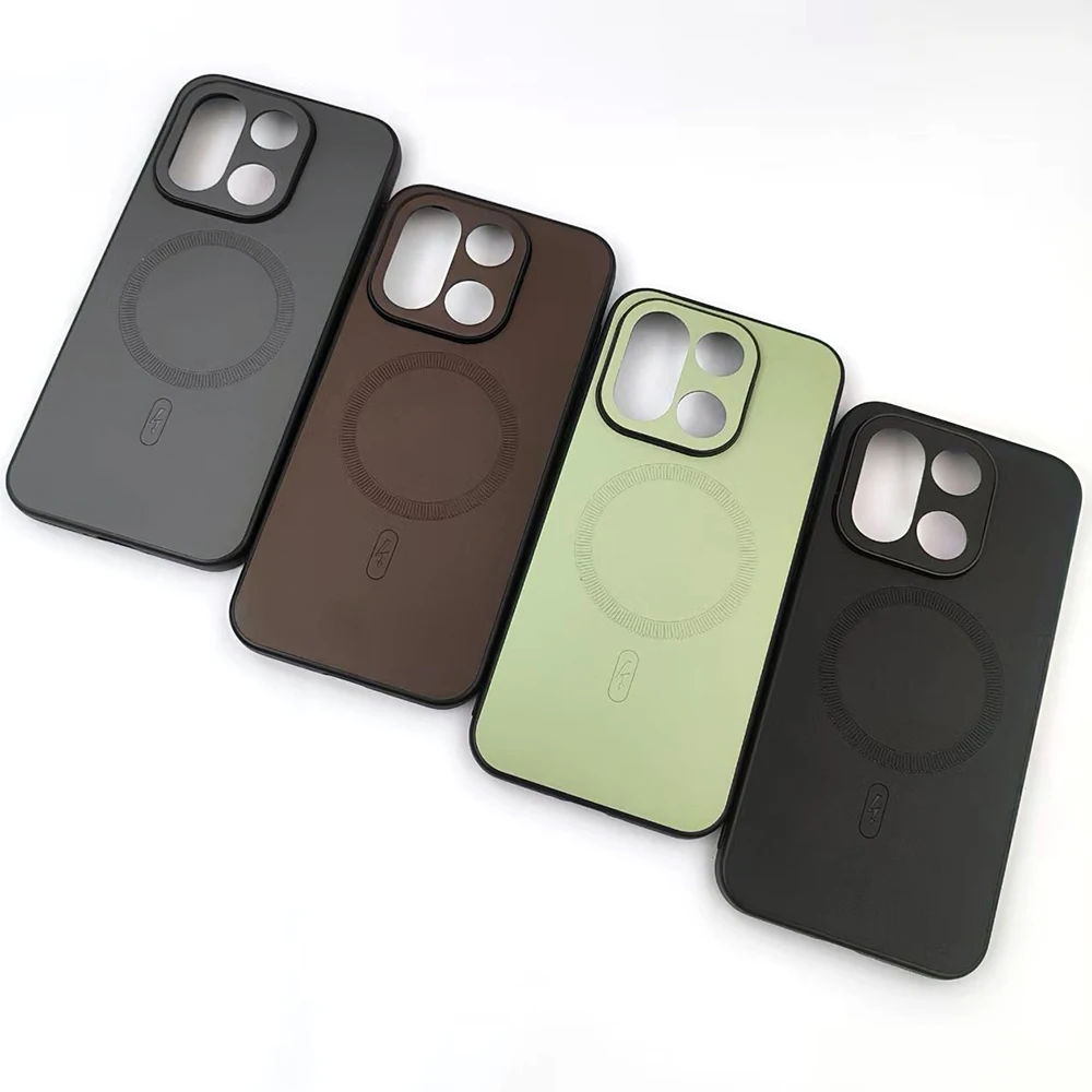 Luxury Magnetic Shockproof Wireless Charging TPU Bumper Case