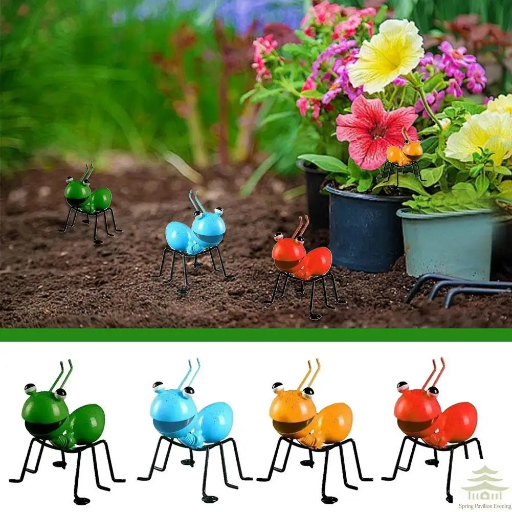 Cute Ant Statue Garden Decor Figure Stand - Ant for Outdoor Yard Lawn Decoration, Ant Sculpture, Home Desktop Decor 1