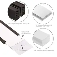 50pcs Magnetic Label Holders C Channel Label Holders Practical Price Sign Holders 2