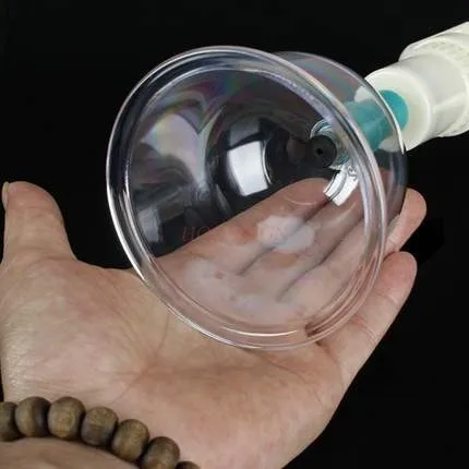 Extra-large vacuum cupping device single cupping cupping cup household pumping thickening accessories chest moisture absorption 3