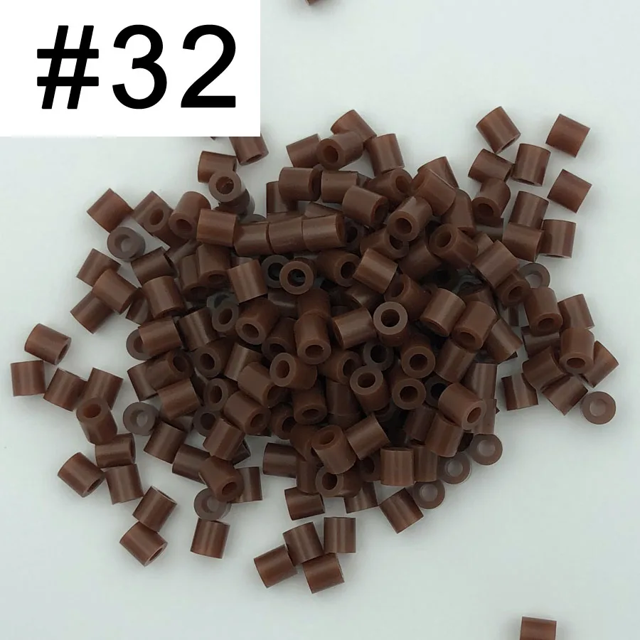 5mm 1000PCS Assorted Colored Hama Beads for Kids DIY Pixel Art and Puzzles