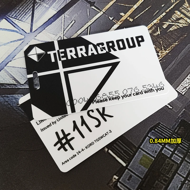 Game Cosplay Props Escape from Tarkov Key Card Red TerraGroup Key Card Collection Full Set