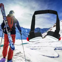 Ski Straps For Carrying Adjustable Ski Carrying Sling Strap For Easy Transportation Downhill Skiing Equipment Accessories 1