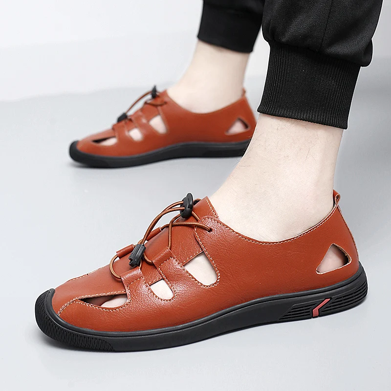 

Лоферы мужские с перфорацией, Повседневные Удобные прогулочные туфли на плоской подошве, Нескользящие мягкие мокасины, кроссовки, лето