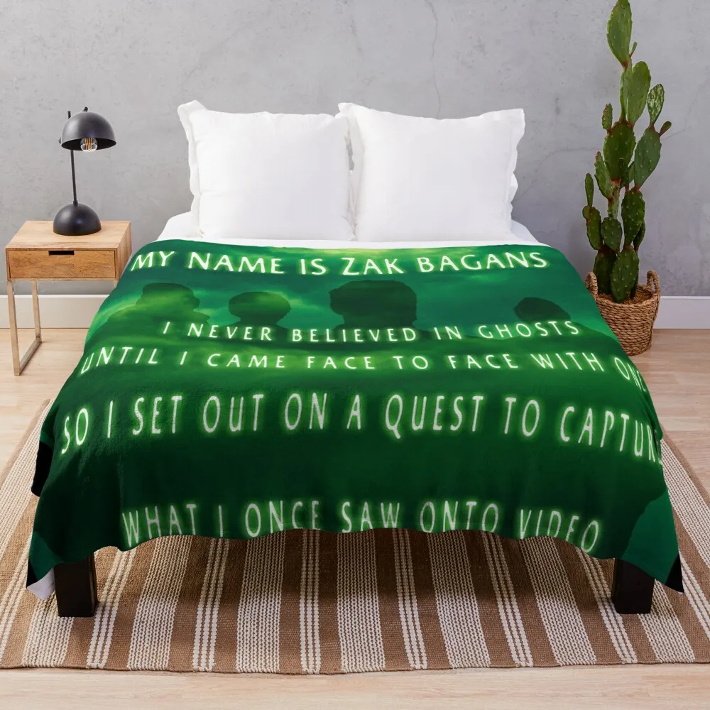 

Ghost Adventures ''I Never Believed In Ghosts'' Throw Blanket Soft Plush Plaid Fashion Sofa Blankets