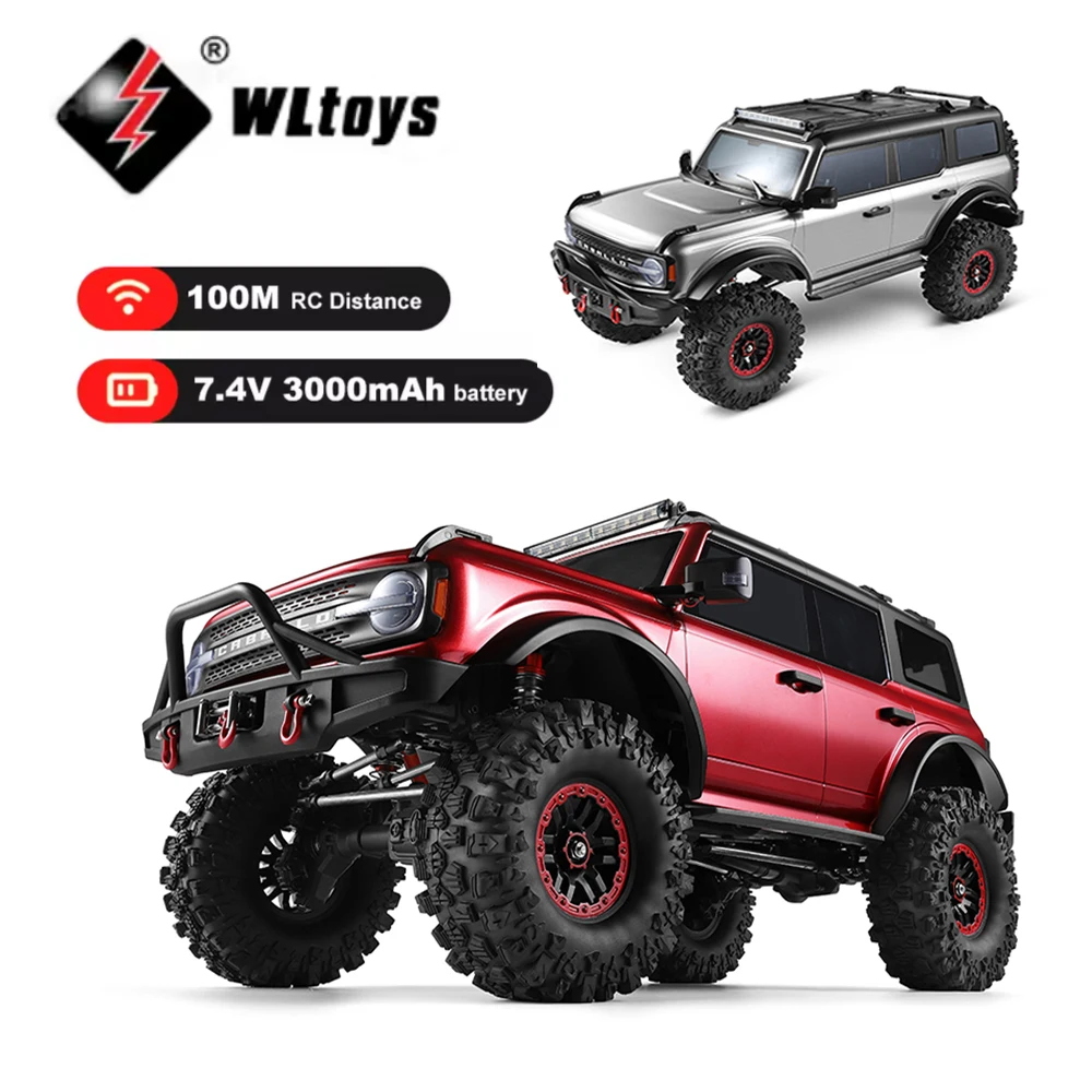 WLtoys 104020 1/10 Professional RC Car Off Road 4x4 2.4G 4WD Remote Control Cars 45 Minutes Working Time Climbing Car Adult Toy 1
