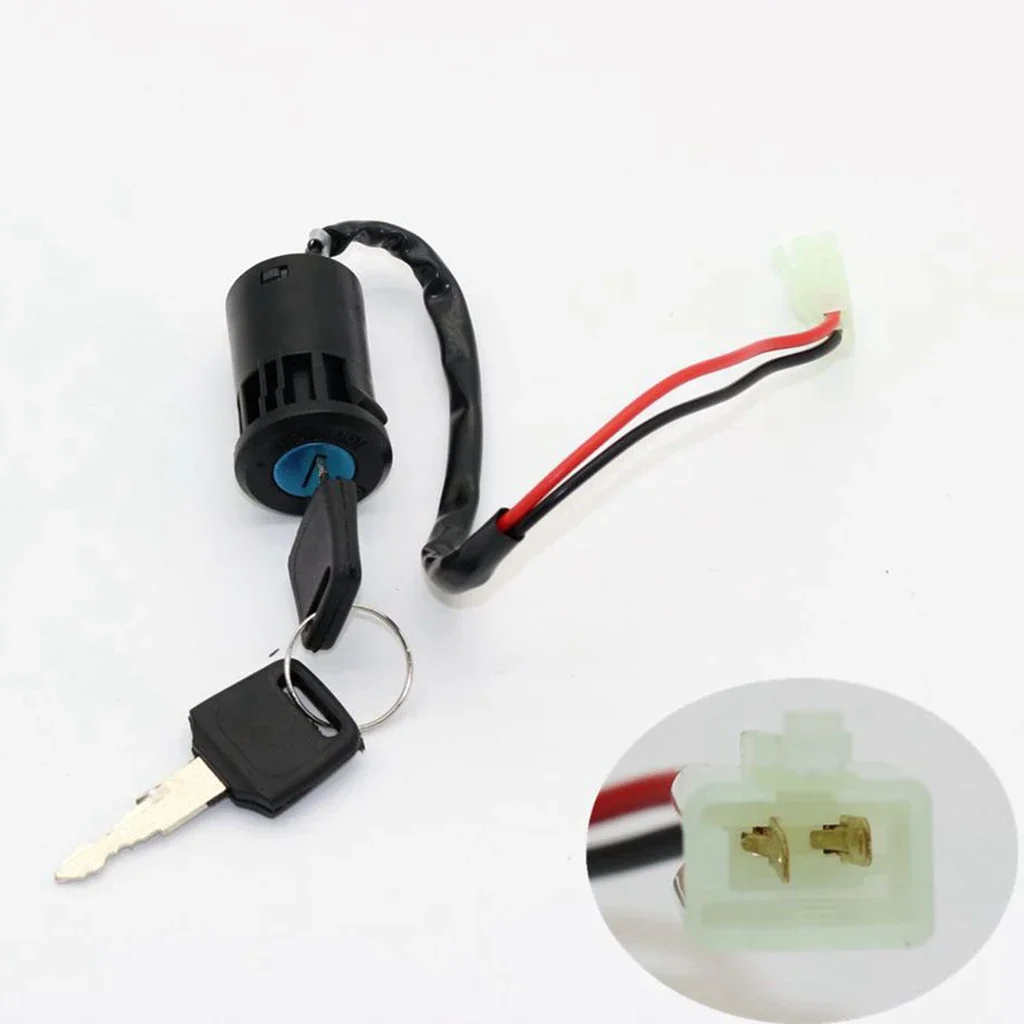Interruttore A Chiave Di Accensione Atv Con Blocco A 2 Tasti, Per Scooter Elettrico On/Off Auto Trike Moto