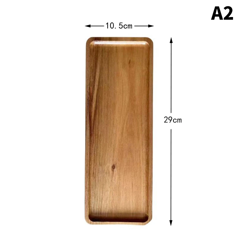 Vassoio di bambù, 4 pezzi vassoi ovali in legno piccoli, vassoio da portata in legno vassoi ovali in decorativo rotondo in bambù piccolo per sottobicchieri tè caffè torta (17,5 x 8,8 cm