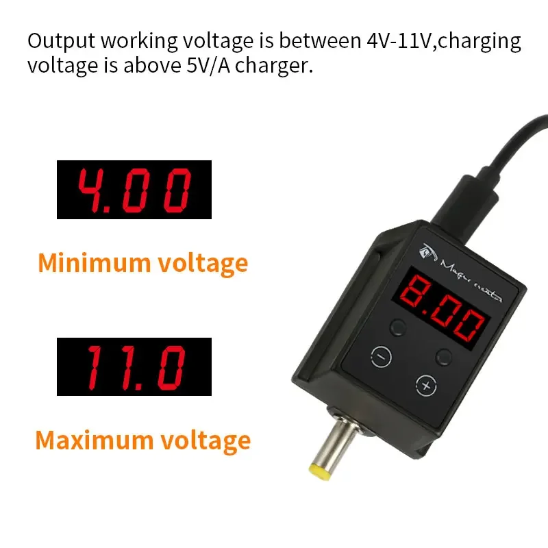 Tattoo power supply tattoo battery pack Wireless Tattoo Power Supply Rechargable Battery For Rotary Machine