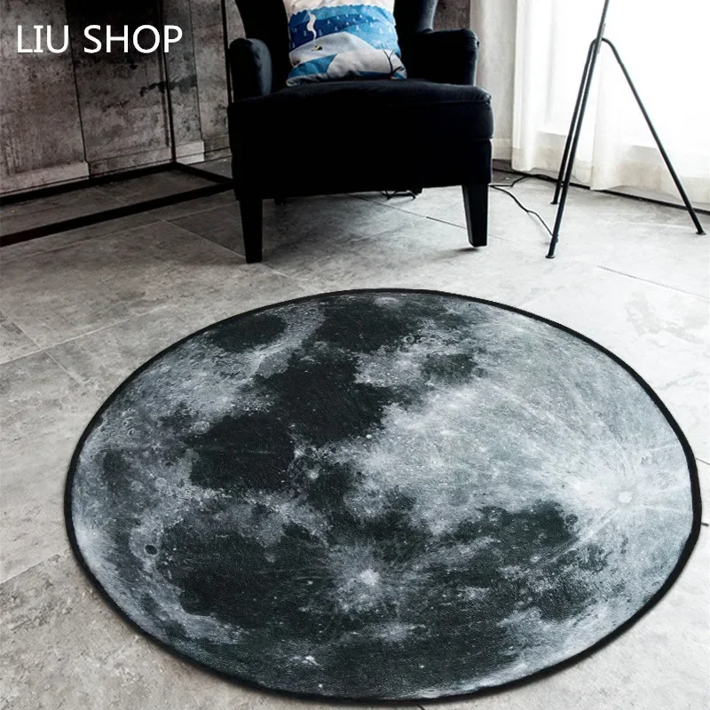 Nordic Round Suede Carpet 60/80/100/120/150/180cm for Living Room Bedroom Bath