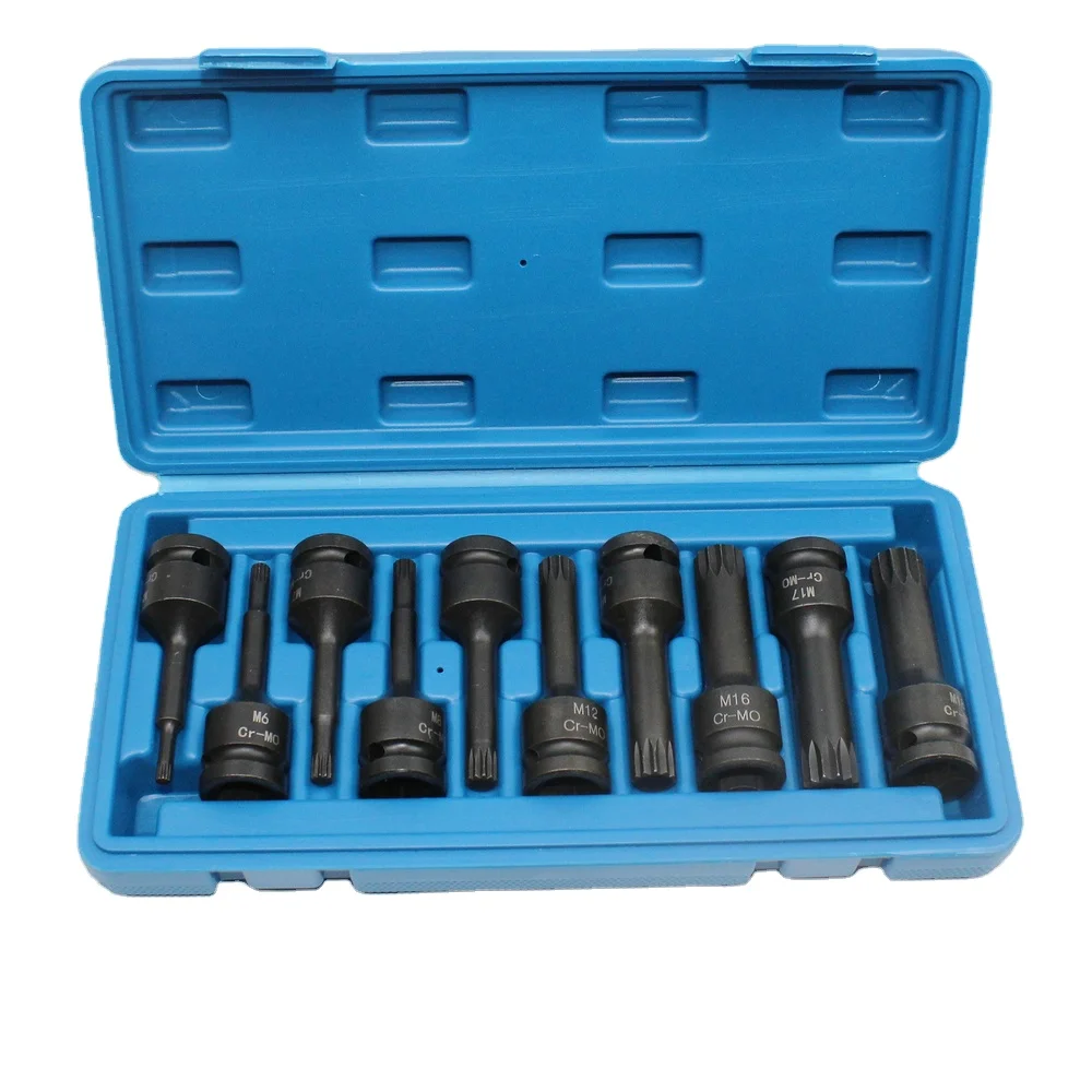 

1PCS Torx Bit Drive Socket Adaptor M5 M6 M8 M9 M10 M11 M12 M14 M16 M18 Spline Electric Impact Wrench Screwdriver Bits Tool