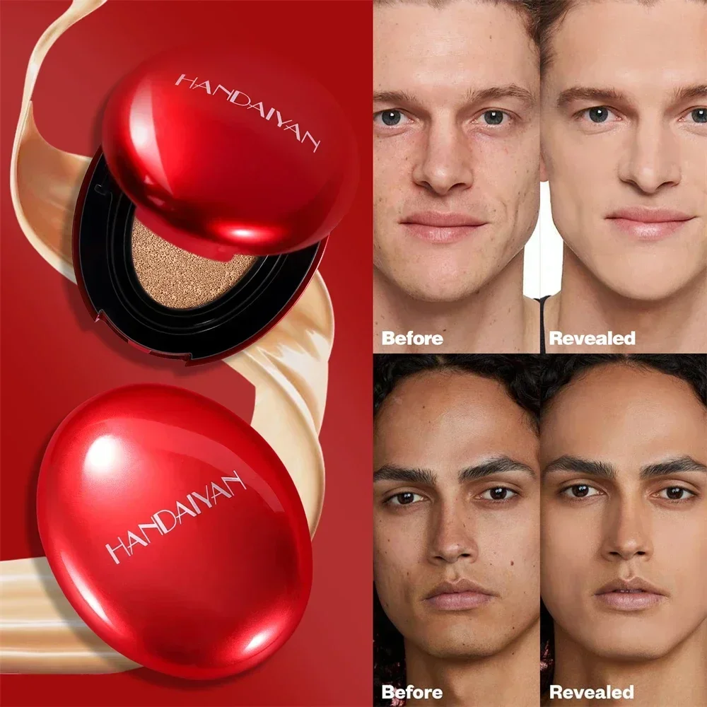Air Cushion Foundation Light Natural Moisturizing Concealer Whitening Oil-control Women Base Long-lasting Makeup Korean Cosmetic 3