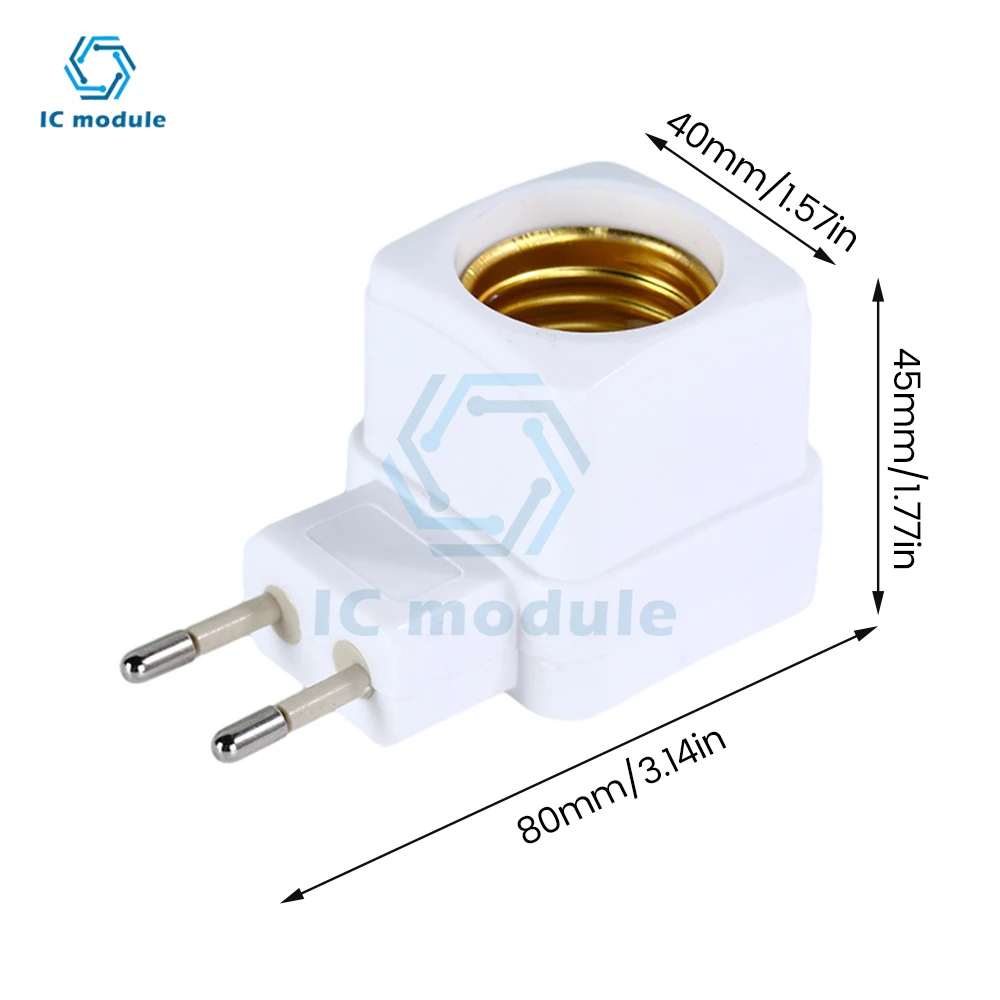Adattatore portalampada da spina e14 a presa e27 | Leroy Merlin Adattatore portalampada da spina e14 a presa e27 | Leroy Merlin