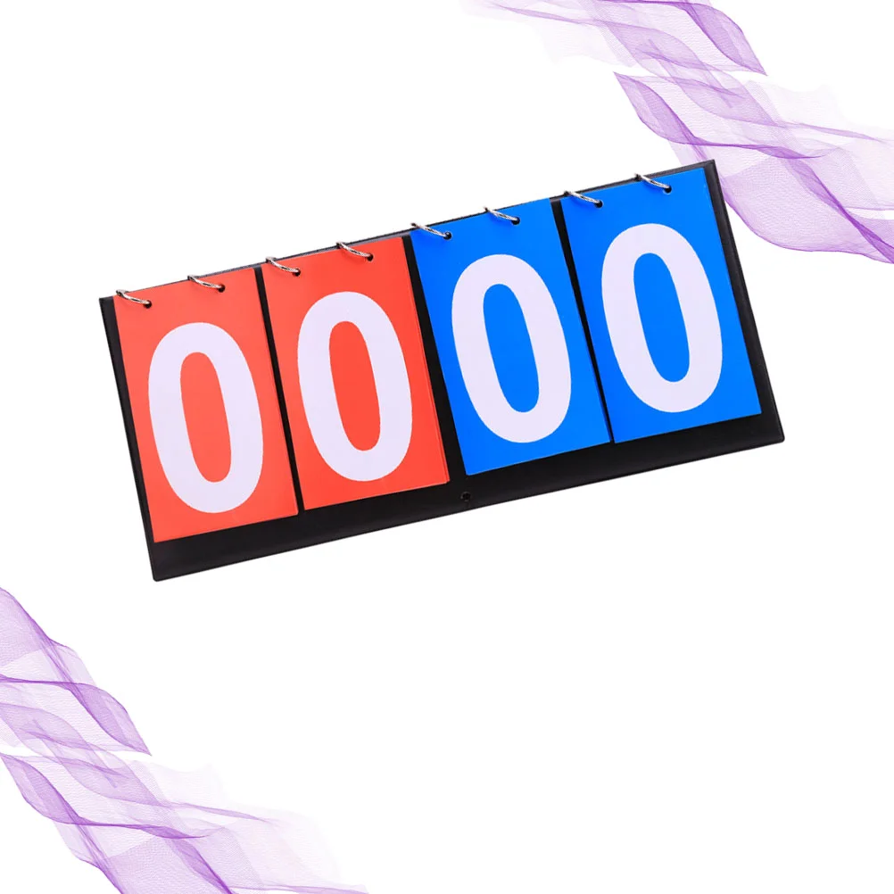 

Tabletop Scoreboard Flipper Four Scoreboards Table Tennis Portable Multi Sports Score Scoreboard