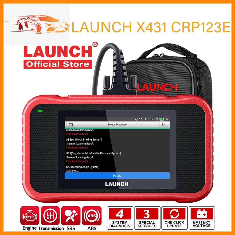 Why Launch CRP123E is an affordable ABS SRS scanner for DIY Car enthusiast  