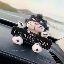 Fluffy Cartoon Panda Cat Plush Steering Wheel Cover - Winter Cozy, Cute & Anti - Slip Design (Number plate B)
