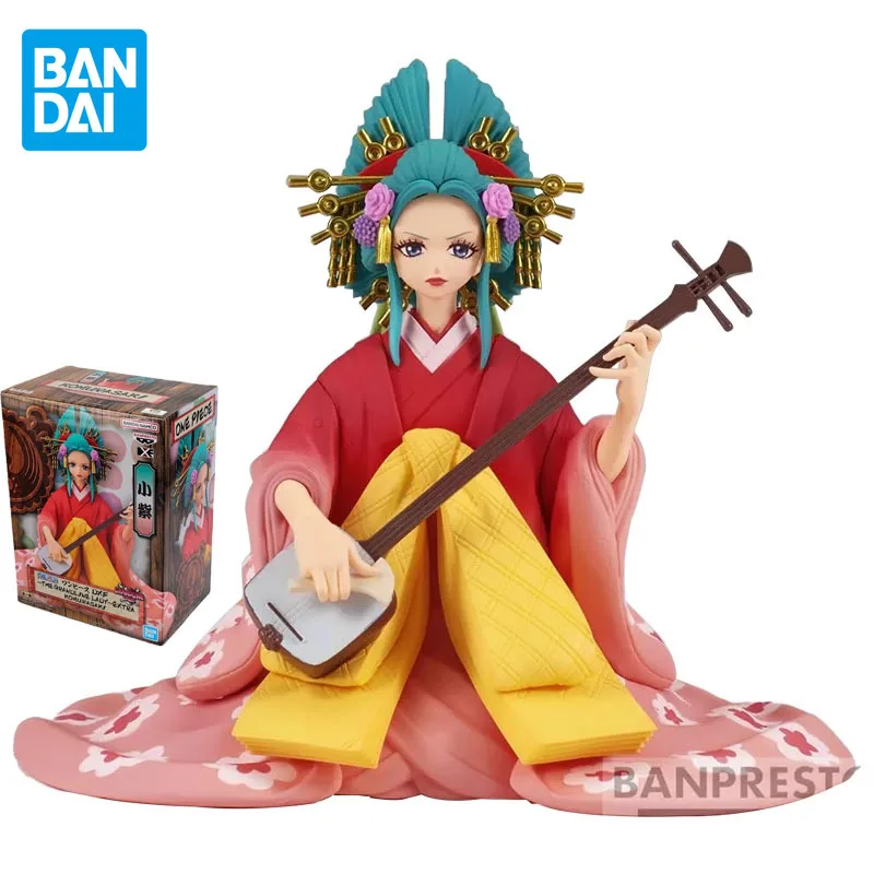

BANDAI Original One Piece Anime Figure DXF Kozuki Hiyori The Grandline Lady Extra Action Figure Toys For Kids Xmas Gift Model