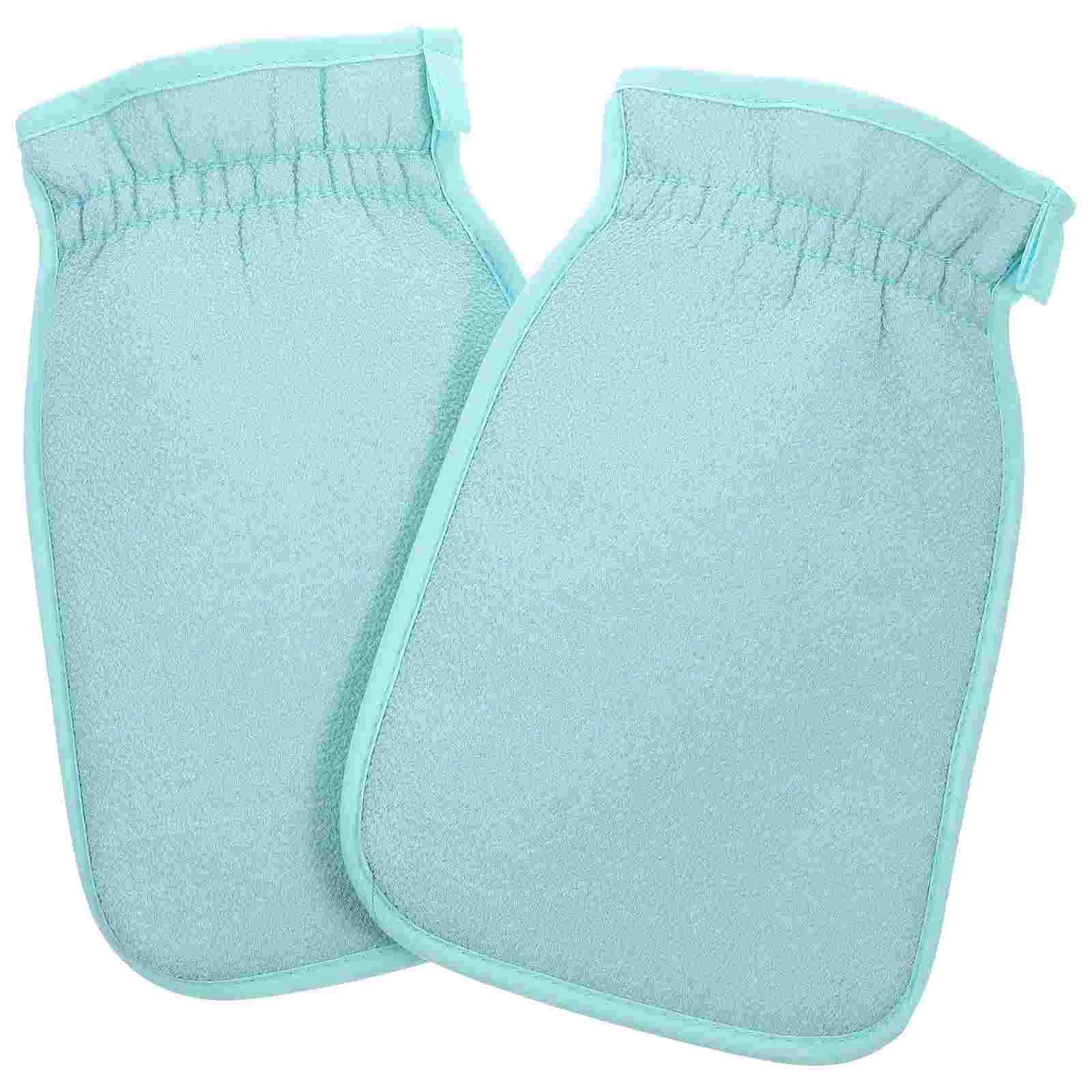 

2pcs Exfoliating Gloves Bathing Gloves Body Shower Scrubber Bath Exfoliating Gloves for Adults