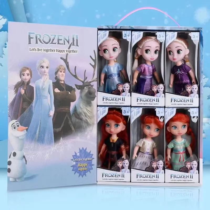 Coffret 6 Poupées Inspirées Frozen II | Elsa & Amies | Jouet