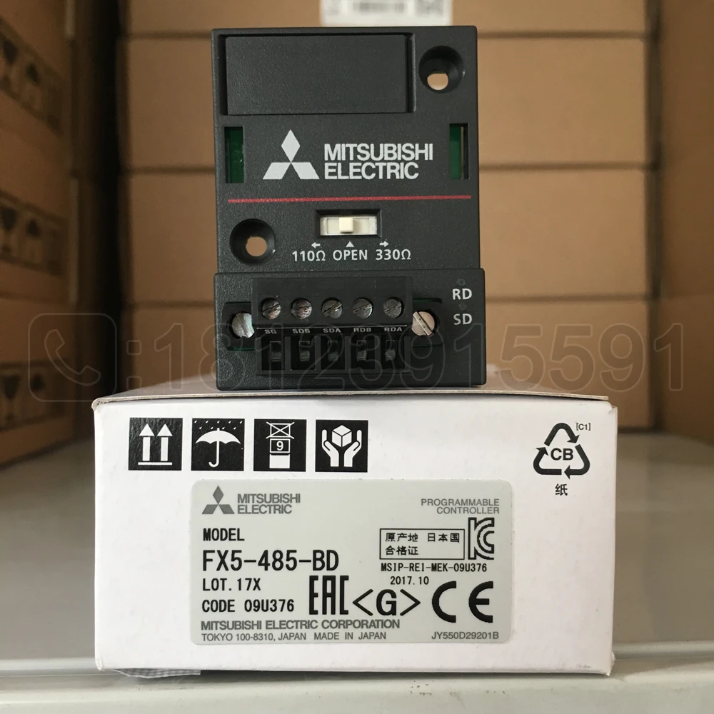 

Mitsubishi/Mitsubishi Fx5u Series RS485 / 422 Communication Board Fx5-485-bd Imported