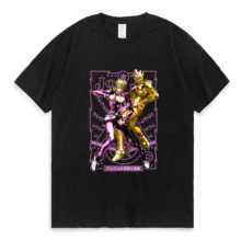 

Jojo Bizarre Adventure Printed T Shirts Men's Japanese Streetwear Anime Cosplay T-Shirt Summer Fashion Harajuku Tee Shirt Unisex