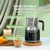 House Milk Frother, 21OZ Variable Temp and Froth Thickness Milk Frother and Steamer, Smart Touch Control Milk Warmer, Di 6