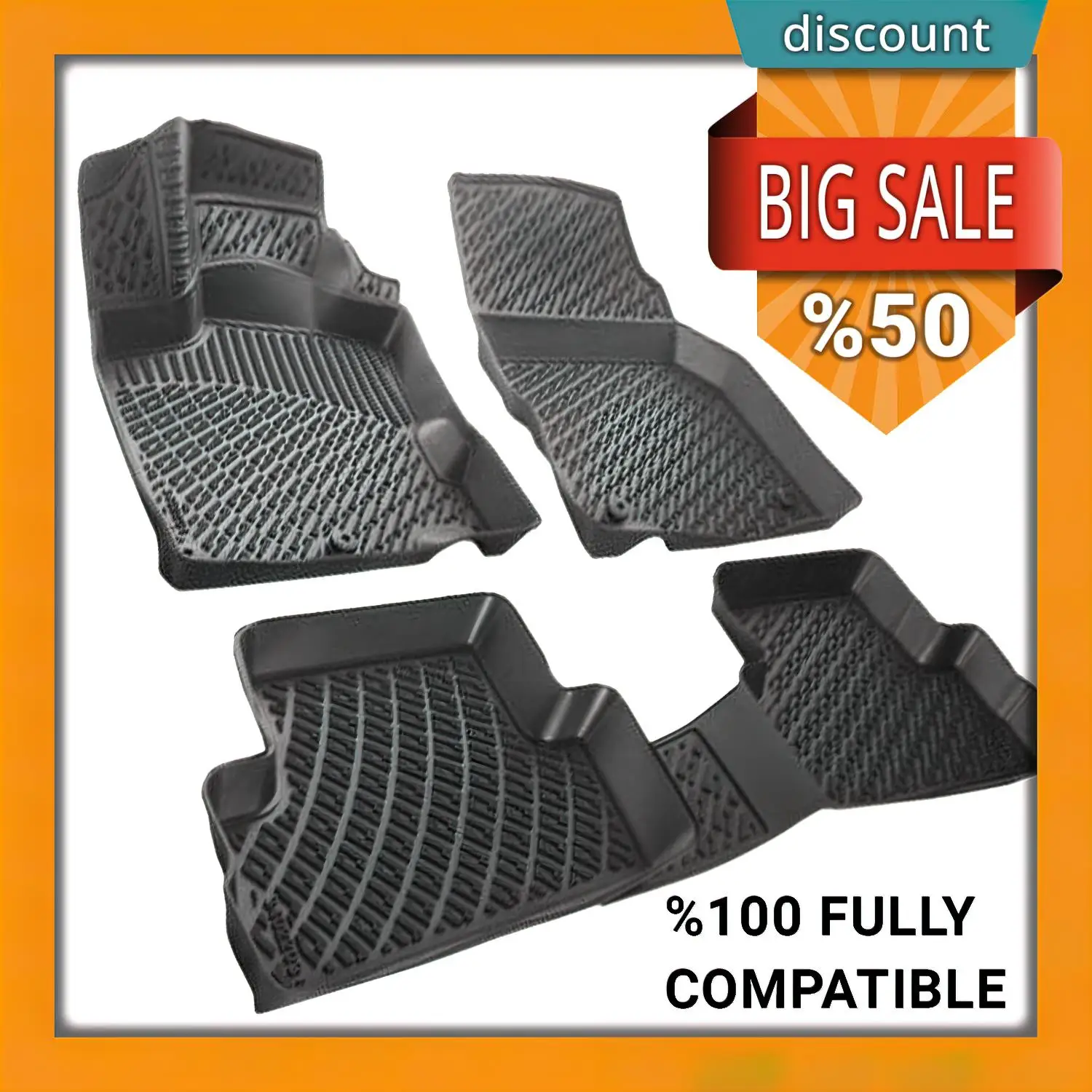 Rizline For Bmw X3 (f25) 3D Fully Fit Thermo Rubber All Weather Car