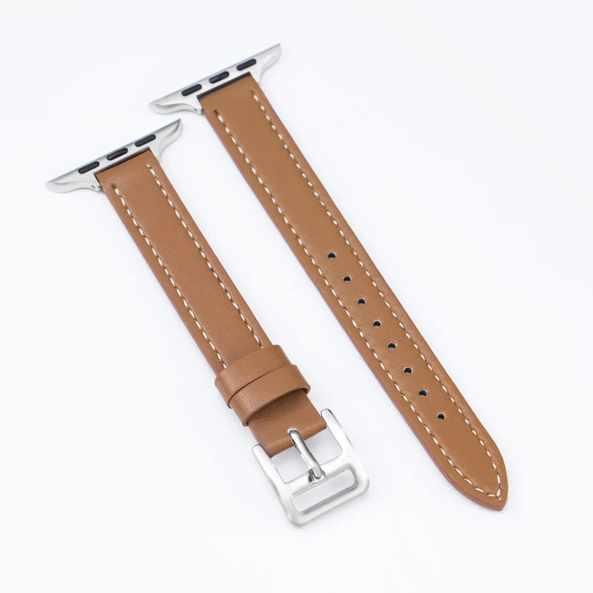 حزام جلدي نحيف لساعة أبل الترا 2 49 مللي متر 46 مل...