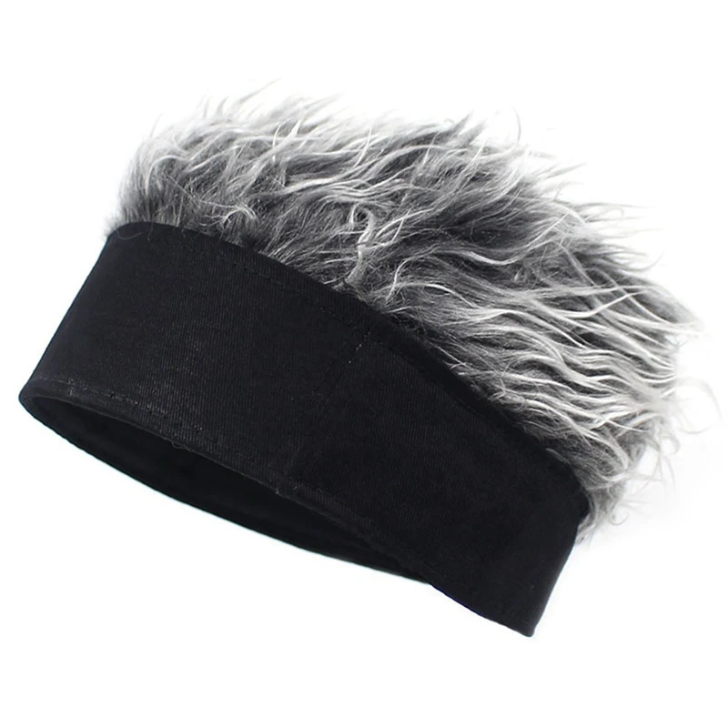 

Unisex Wig Hat With Multiple Colors Fake Hair Sun Visor Hats Party Funny Beanies Tie Caps Fashion Men Women Cool Hip Hop Cap