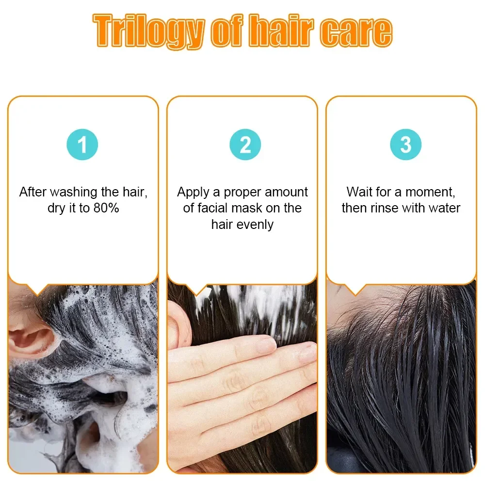 5 Seconds Repair Hair Mask Keratin Repair Dry Damaged Frizzy Hair Treatment Straighten Soft Smooth Shiny Nutrition Care Products