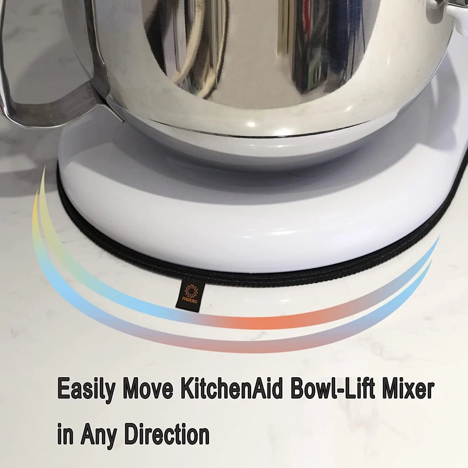 Tappetino Scorrevole Per Miscelatore KitchenAid 4.5-5 Qt - Scivola Senza Sforzo Sul Piano Cucina - Foto 6