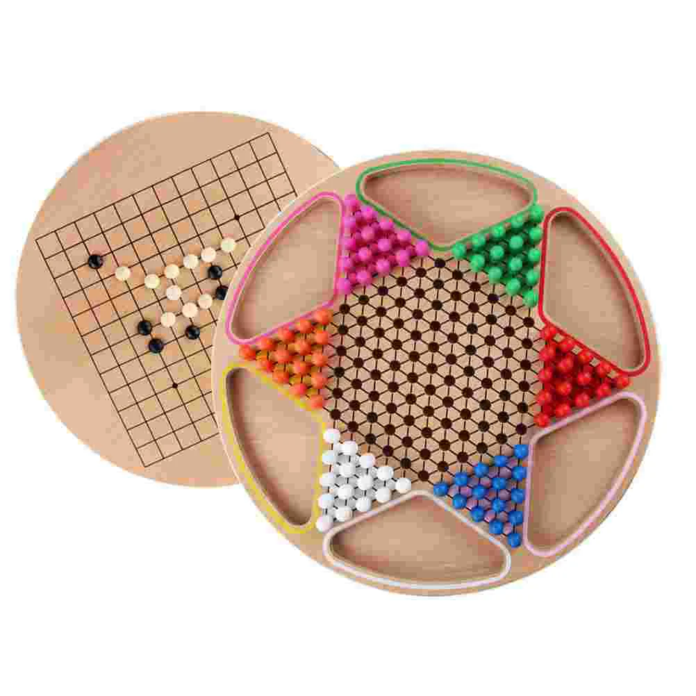 

Chinese Checkers Board Game Backgammon Gobang Plaything Travel Children’s
