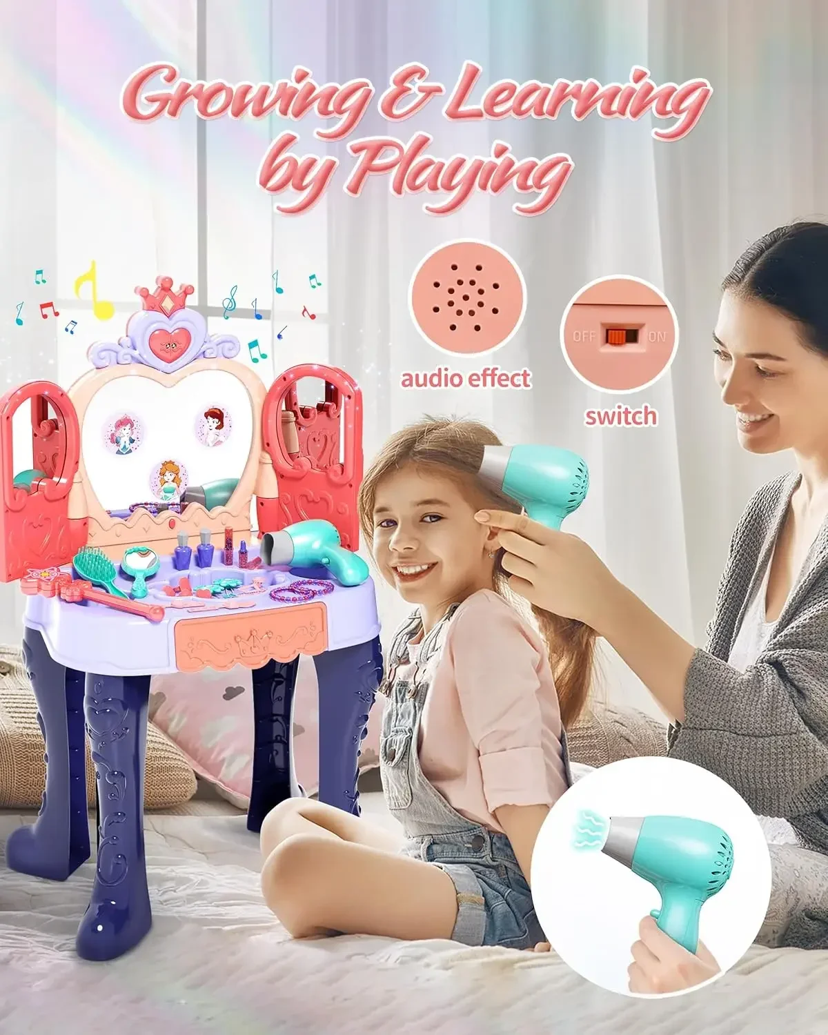 Toddler Vanity Makeup Set 4