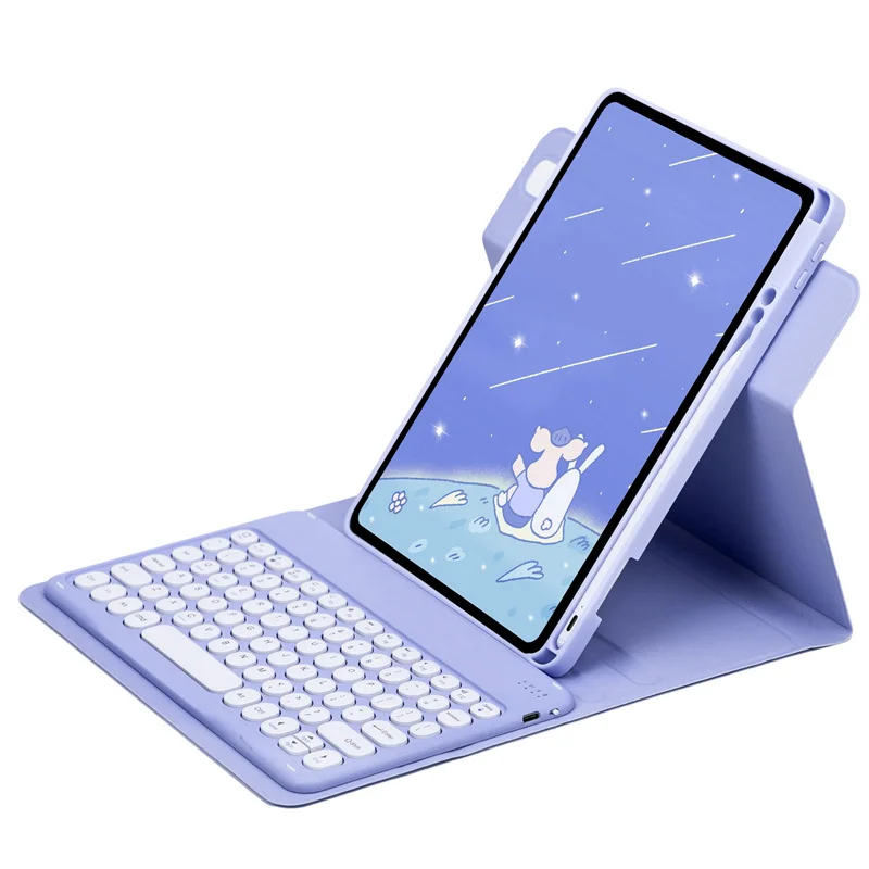 Enhanced 360° Rotating Keyboard Case with Adjustable Stand