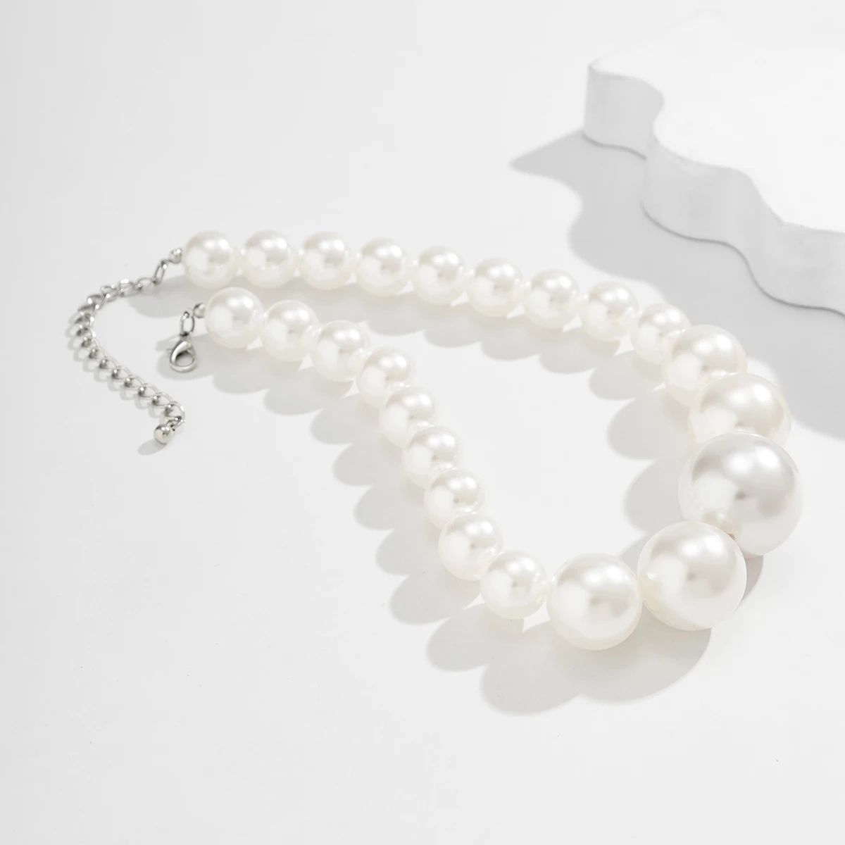 IERCZA Collana Girocollo di Perle 5 mm Coltivate a Mano - Delicata per la Festa della Mamma, Regalo per Donne e Mamme