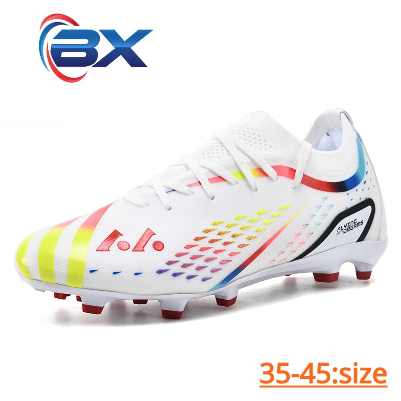 

2023 football shoes children or adult outdoor football shoes long spikes broken spikes football shoes non-slip training shoes