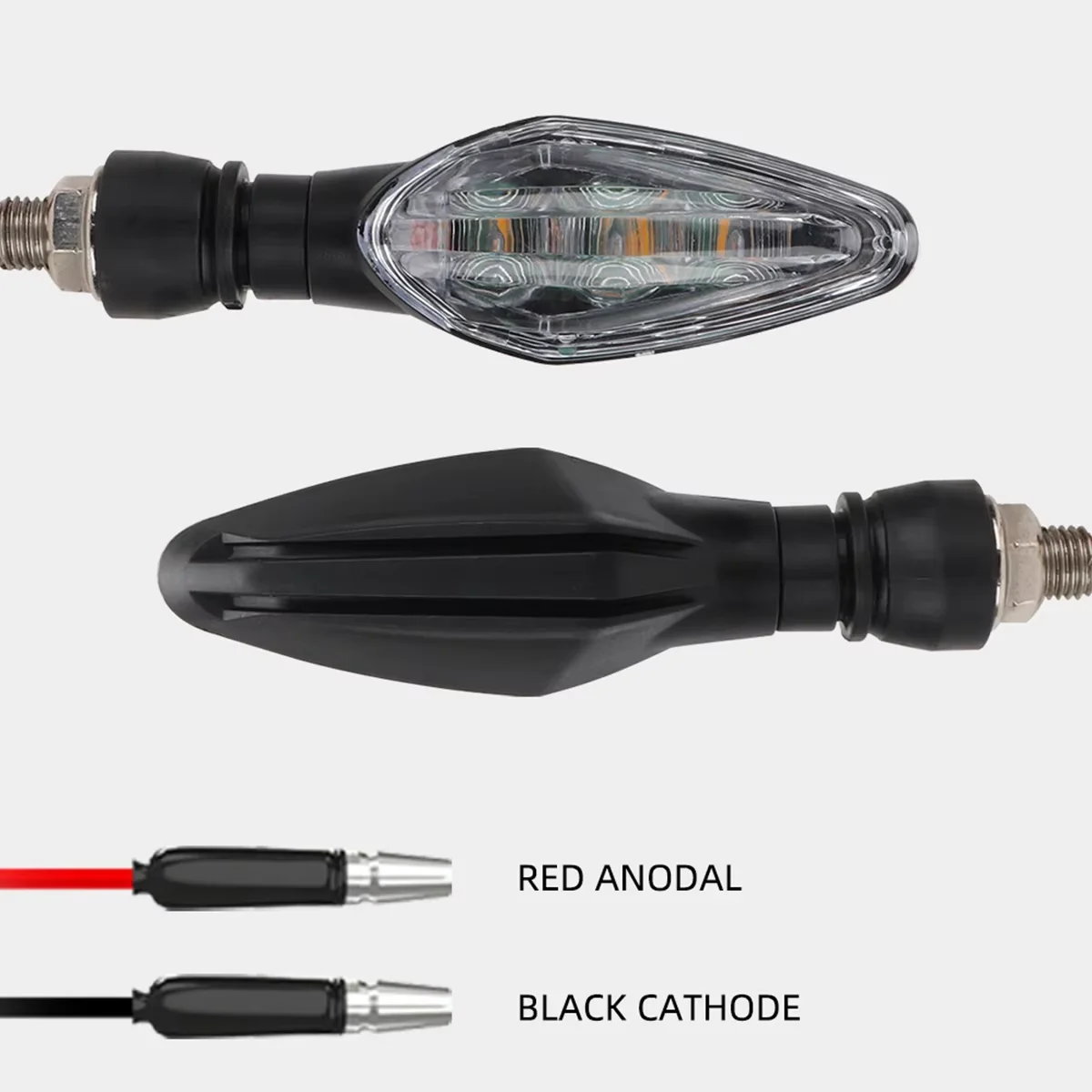 รูปสินค้า ไฟสัญญาณ LED 3 ดวง สำหรับมอเตอร์ไซค์ 2 ชิ้น